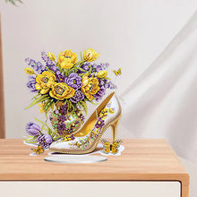 Load image into Gallery viewer, Acrylic High Heels Bouquet Table Top Diamond Painting Ornament Kits for Beginner