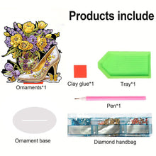 Load image into Gallery viewer, Acrylic High Heels Bouquet Table Top Diamond Painting Ornament Kits for Beginner