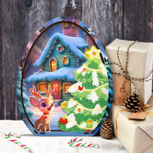 Load image into Gallery viewer, Wooden Reindeer Diamond Painting Desktop Ornaments for Bedroom Table Decor