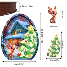 Load image into Gallery viewer, Wooden Reindeer Diamond Painting Desktop Ornaments for Bedroom Table Decor