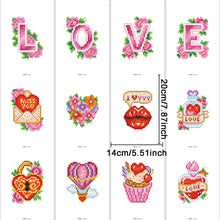 Load image into Gallery viewer, Mini Diamond Painting Set - Full Round - Flower love (14*20CM)