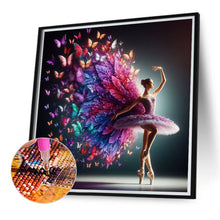 Load image into Gallery viewer, Diamond Painting - Full Round - Dancing butterfly girl (40*40CM)