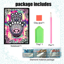 Load image into Gallery viewer, Mandala Special Shaped 50 Pages Diamond Painting Journal Notebook for Friends