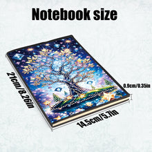Load image into Gallery viewer, Special Shaped Flower Butterfly Diamond Painting Diary Book for Drawing Painting