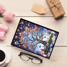 Load image into Gallery viewer, Special Shaped Flower Butterfly Diamond Painting Diary Book for Drawing Painting
