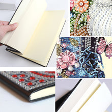 Load image into Gallery viewer, Special Shaped Flower Butterfly Diamond Painting Diary Book for Drawing Painting