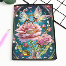Load image into Gallery viewer, Special Shaped Flower Butterfly Diamond Painting Diary Book for Drawing Painting