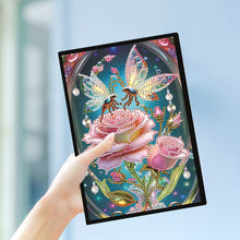 Load image into Gallery viewer, Special Shaped Flower Butterfly Diamond Painting Diary Book for Drawing Painting