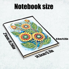 Load image into Gallery viewer, Special Shaped Flower Butterfly Diamond Painting Diary Book for Drawing Painting