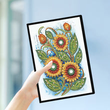 Load image into Gallery viewer, Special Shaped Flower Butterfly Diamond Painting Diary Book for Drawing Painting