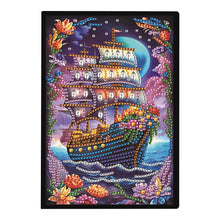 Load image into Gallery viewer, Special Shaped Flower Butterfly Diamond Painting Diary Book for Drawing Painting