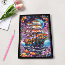 Load image into Gallery viewer, Special Shaped Flower Butterfly Diamond Painting Diary Book for Drawing Painting