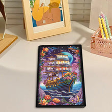 Load image into Gallery viewer, Special Shaped Flower Butterfly Diamond Painting Diary Book for Drawing Painting