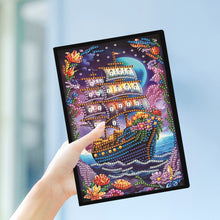 Load image into Gallery viewer, Special Shaped Flower Butterfly Diamond Painting Diary Book for Drawing Painting