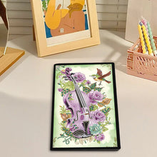 Load image into Gallery viewer, Special Shaped Flower Butterfly Diamond Painting Diary Book for Drawing Painting