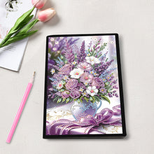 Load image into Gallery viewer, Special Shaped Flower Butterfly Diamond Painting Diary Book for Drawing Painting