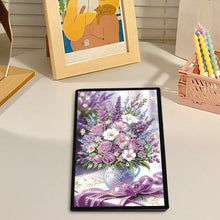 Load image into Gallery viewer, Special Shaped Flower Butterfly Diamond Painting Diary Book for Drawing Painting