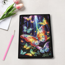 Load image into Gallery viewer, Special Shaped Flower Butterfly Diamond Painting Diary Book for Drawing Painting
