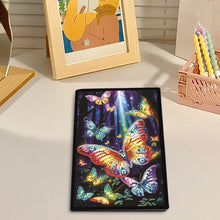 Load image into Gallery viewer, Special Shaped Flower Butterfly Diamond Painting Diary Book for Drawing Painting