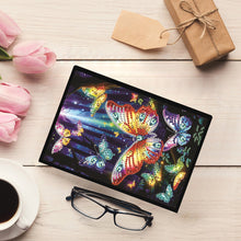 Load image into Gallery viewer, Special Shaped Flower Butterfly Diamond Painting Diary Book for Drawing Painting
