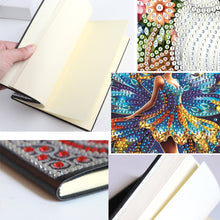 Load image into Gallery viewer, 50 Pages A5 Special Shaped Elf Girl 5D DIY Mosaic Drill Notebook Craft for Teens