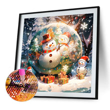 Load image into Gallery viewer, Diamond Painting - Full Round - Snowman (40*40CM)