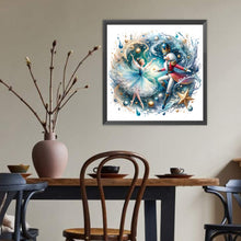 Load image into Gallery viewer, Diamond Painting - Full Round - Ballet dancer with walnut jacket (40*40CM)