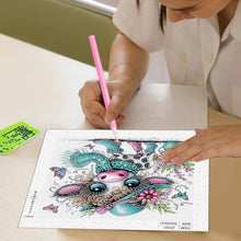 Load image into Gallery viewer, Diamond Painting - Partial Special Shaped - Funny Cow (30*30CM)