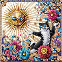 Load image into Gallery viewer, Diamond Painting - Partial Special Shaped - Funny Cat (30*30CM)