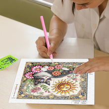 Load image into Gallery viewer, Diamond Painting - Partial Special Shaped - Funny Cat (30*30CM)