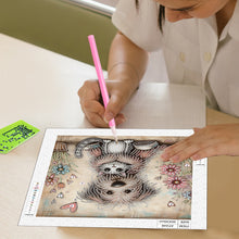 Load image into Gallery viewer, Diamond Painting - Partial Special Shaped - Friendly Cat and Dog (30*30CM)