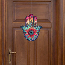 Load image into Gallery viewer, Acrylic Lotus Palm 5D DIY Diamond Painting Dots Pendant for Garden Window Decor