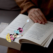 Load image into Gallery viewer, 2Pcs Special Shape Donald Duck Diamond Art Bookmark with Pendant for Book Lovers