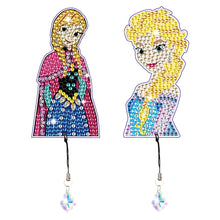 Load image into Gallery viewer, 2Pcs Special Shape Donald Duck Diamond Art Bookmark with Pendant for Book Lovers