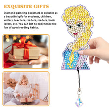 Load image into Gallery viewer, 2Pcs Special Shape Donald Duck Diamond Art Bookmark with Pendant for Book Lovers