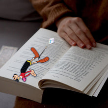 Load image into Gallery viewer, 2Pcs Special Shape Donald Duck Diamond Art Bookmark with Pendant for Book Lovers