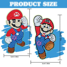 Load image into Gallery viewer, 2Pcs Special Shape Donald Duck Diamond Art Bookmark with Pendant for Book Lovers