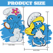 Load image into Gallery viewer, 2Pcs Special Shape Donald Duck Diamond Art Bookmark with Pendant for Book Lovers