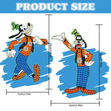 Load image into Gallery viewer, 2Pcs Special Shape Donald Duck Diamond Art Bookmark with Pendant for Book Lovers