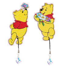 Load image into Gallery viewer, 2Pcs Special Shape Donald Duck Diamond Art Bookmark with Pendant for Book Lovers