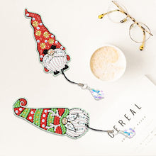 Load image into Gallery viewer, 2Pcs Special Shaped Cute Gnome 5D DIY Diamond Art Book Mark for Reading Day Gift