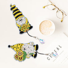 Load image into Gallery viewer, 2Pcs Special Shaped Cute Gnome 5D DIY Diamond Art Book Mark for Reading Day Gift
