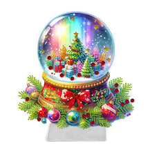 Load image into Gallery viewer, Christmas Acrylic Special Shape Santa Claus Gift Truck Desktop Diamond Art Kits