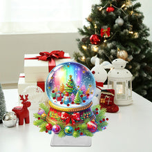 Load image into Gallery viewer, Christmas Acrylic Special Shape Santa Claus Gift Truck Desktop Diamond Art Kits