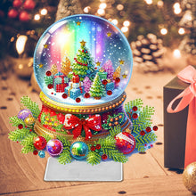 Load image into Gallery viewer, Christmas Acrylic Special Shape Santa Claus Gift Truck Desktop Diamond Art Kits