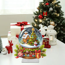 Load image into Gallery viewer, Christmas Acrylic Special Shape Santa Claus Gift Truck Desktop Diamond Art Kits