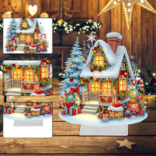 Load image into Gallery viewer, Christmas Acrylic Special Shape Santa Claus Gift Truck Desktop Diamond Art Kits