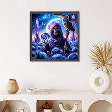 Load image into Gallery viewer, Diamond Painting - Full Round - Magic of the skeleton witch (50*50CM)