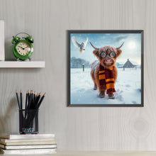 Load image into Gallery viewer, AB Diamond Painting - Full Round - Highland yak (40*40CM)