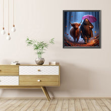 Load image into Gallery viewer, AB Diamond Painting - Full Round - Highland yak (40*40CM)